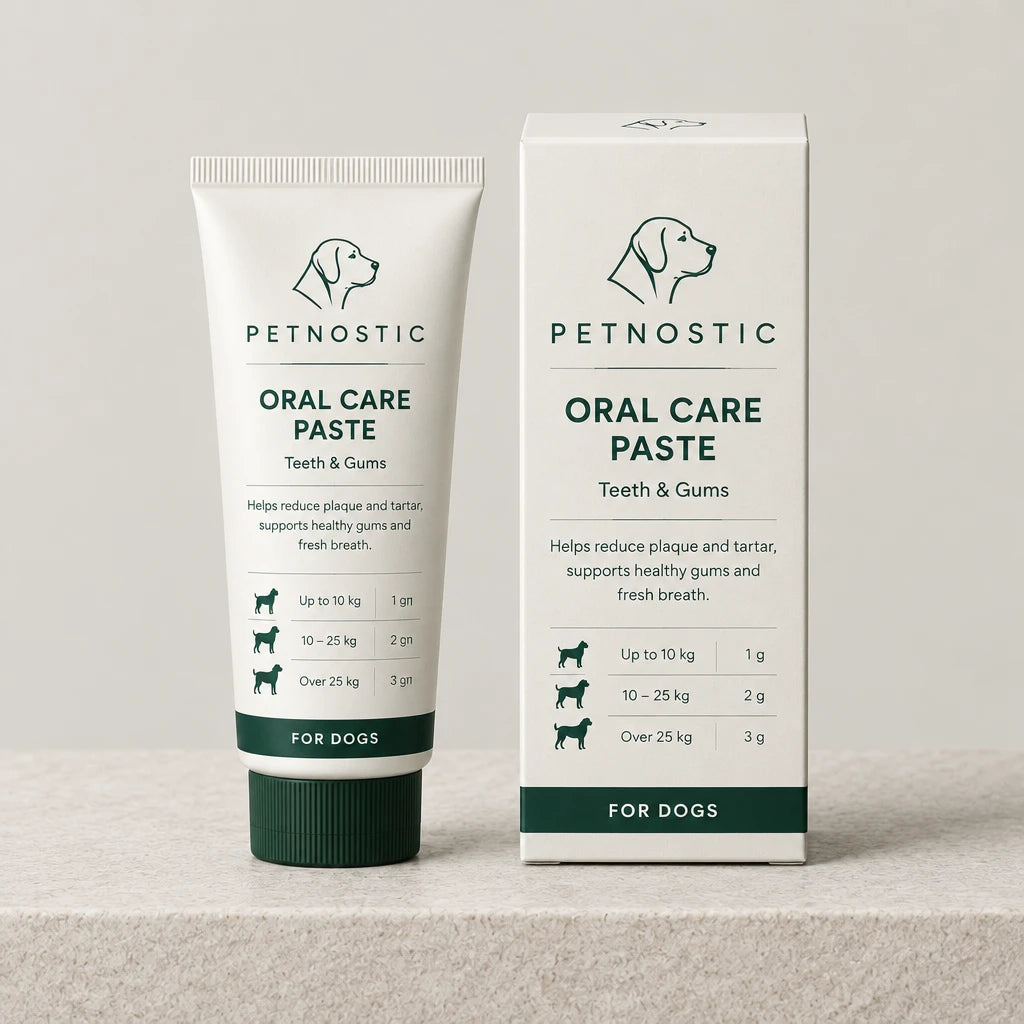 Petnostic oral care paste tube